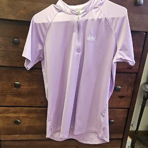Purple Athletic Half-Zip Shirt